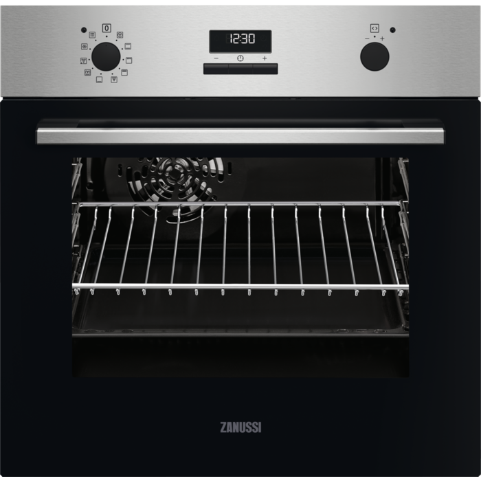 Horno Inox antihuellas de 57 litros con limpieza pirolítica Clase A+