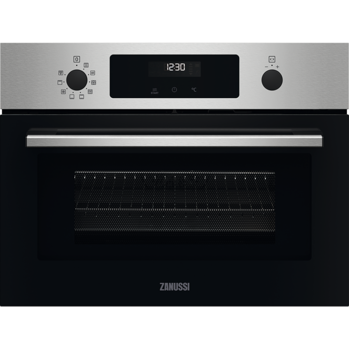 Horno compacto Inox antihuellas de 43 litros con esmalte de fácil limpieza No Aplica