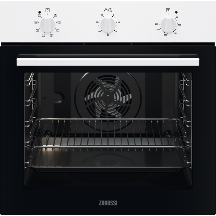 Horno multifunción Blanco de 72 litros con Aqua Clean Clase A+